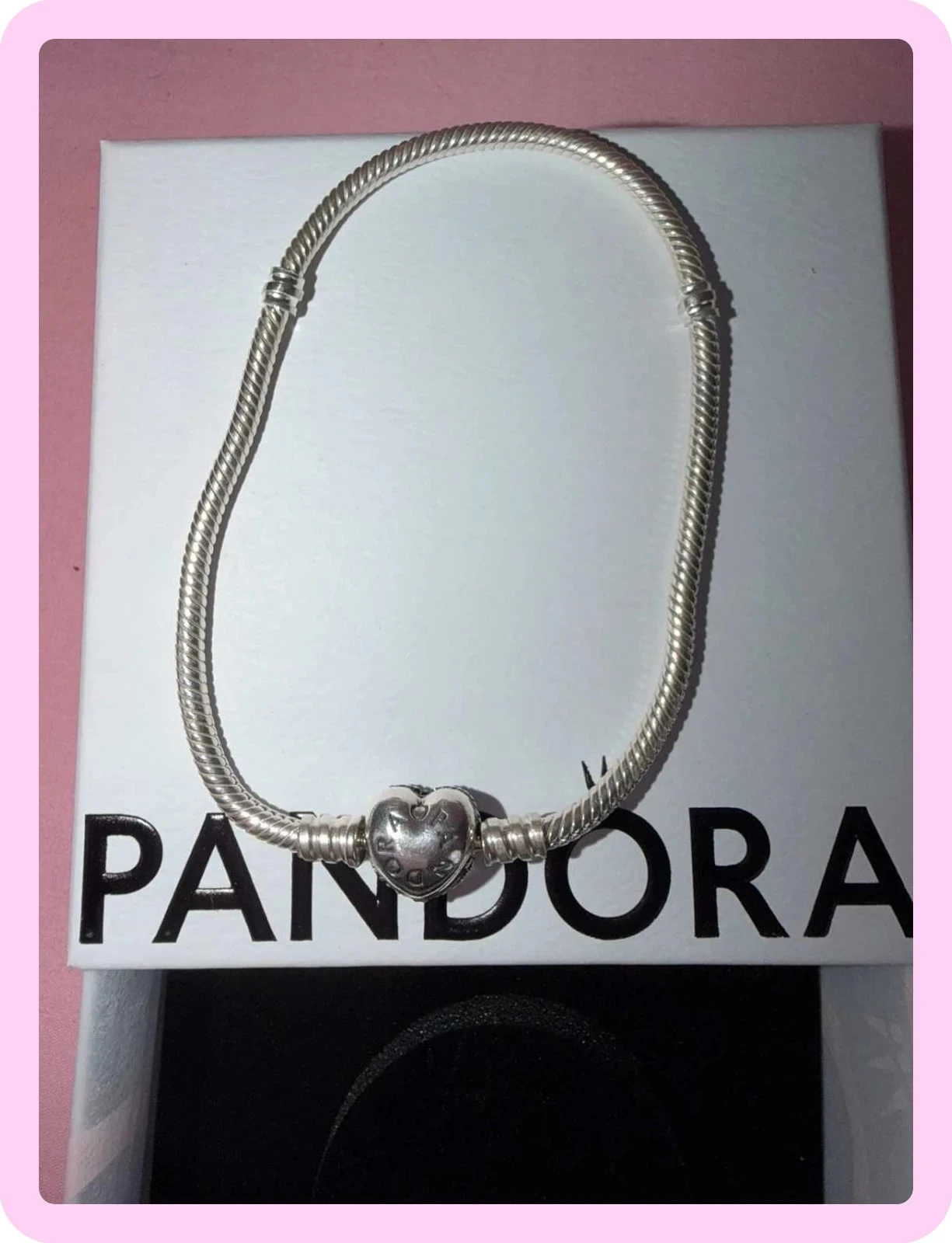 Pandora charms bracelet 21 cm never used with invoice – photo 7